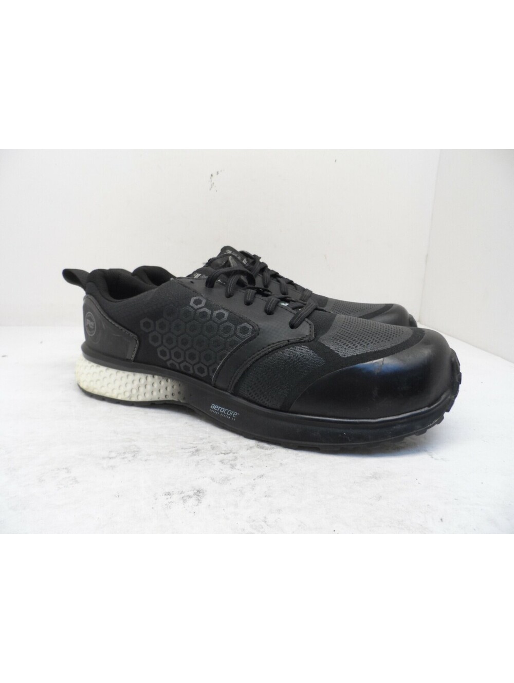 Timberland PRO Men's Reaxion Composite Toe Work Shoe A21SS Black/White 10W